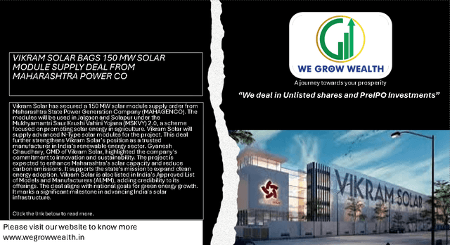 vikram-solar-bags-150-mw-solar-module-supply-deal-from-maharashtra-power-co
